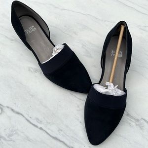 Eileen Fisher Hilly Shoes - Midnight Blue Suede - Size 7 - New In Box